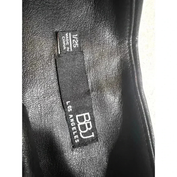 BBJ Los Angeles vegan faux leather pants size 1 - Picture 4 of 5